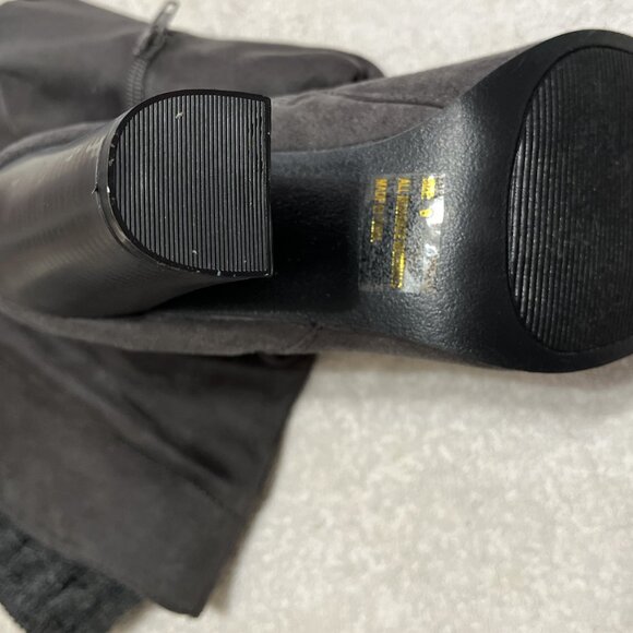 Marco Republic, Gray, high heeled suede boots, women's size 8 - Picture 2 of 2